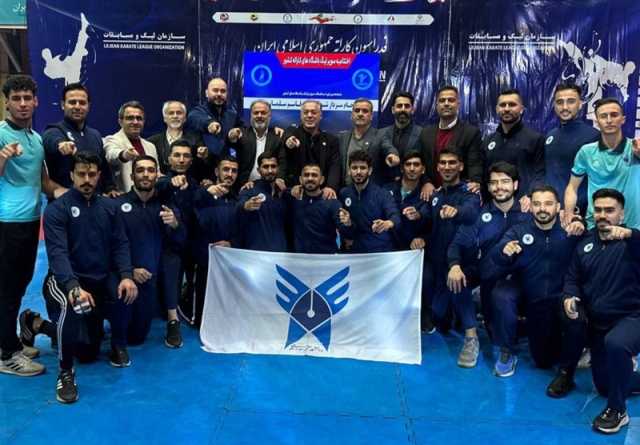 با محرومیت صوفواوغلو؛ دانشگاه آزاد قهرمان سوپر لیگ کاراته شد