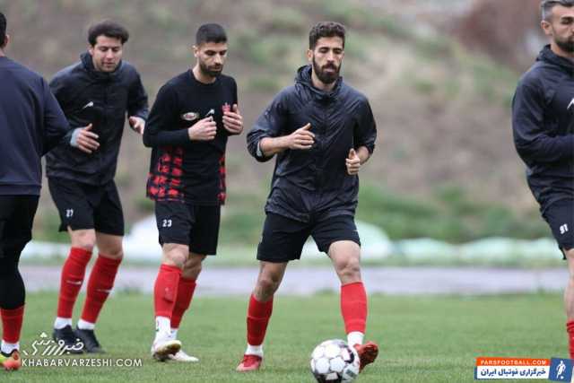 تمرین بارانی در آزادی! پرسپولیس خیس شد!