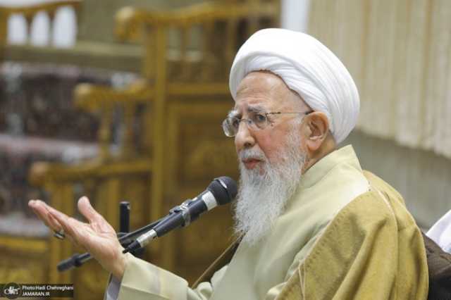 آیت‌الله العظمی جوادی آملی: امیدواریم با عملیات وعده صادق 2 صهیونیست بین‌الملل و خائن سر جای خود بنشیند